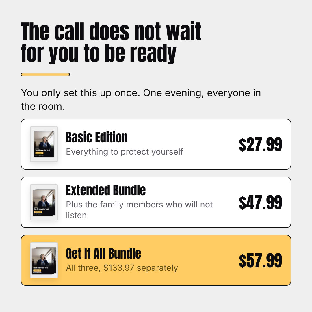 The call does not wait for you to be ready