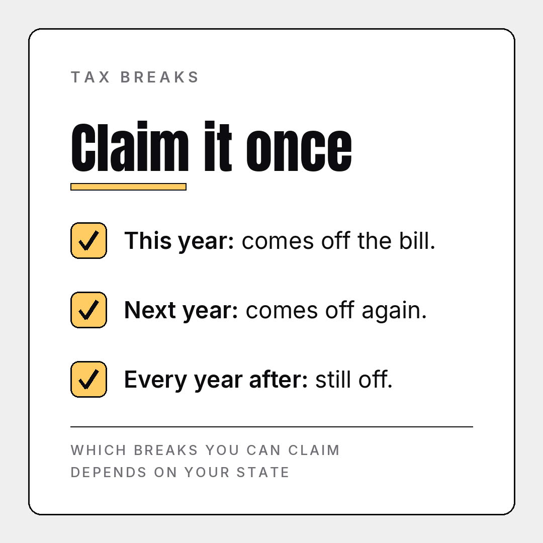 Claim it once
